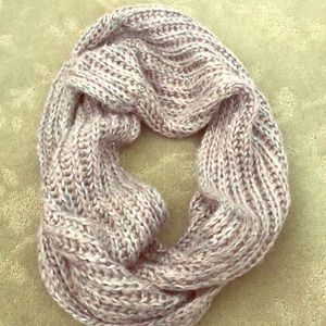 Beautiful Grey knit Infinity Scarf